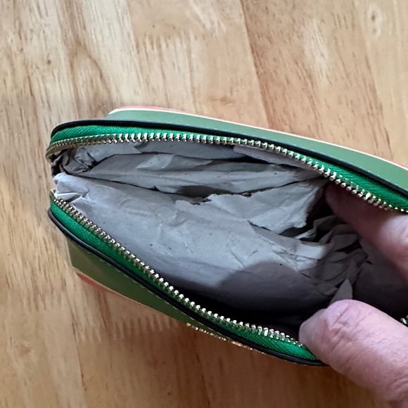 Kate Spade Green and Pink Watermelon Cosmetic Bag - Picture 8 of 8